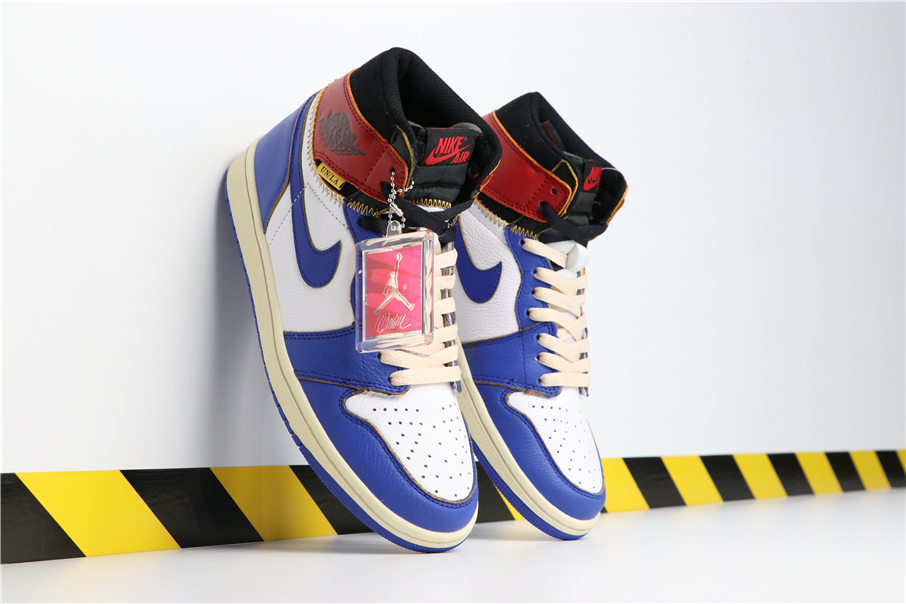 Union x Air Jordan 1 Retro High OG NRG Blue White Red